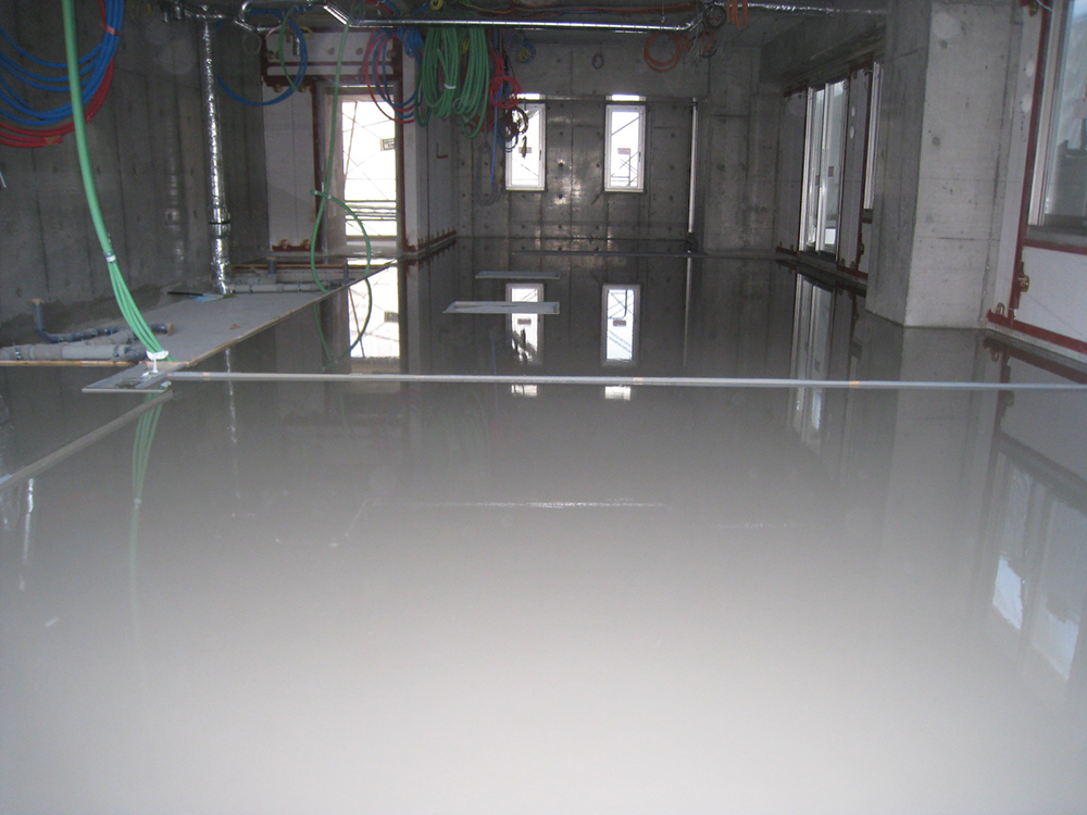 セルフレベリング材の石膏実績